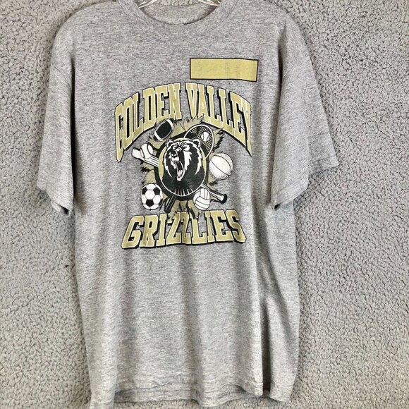 Gildan Other - Golden Valley Grizzlies Varsity T Shirt Size Medium Vintage Wolf Graphic